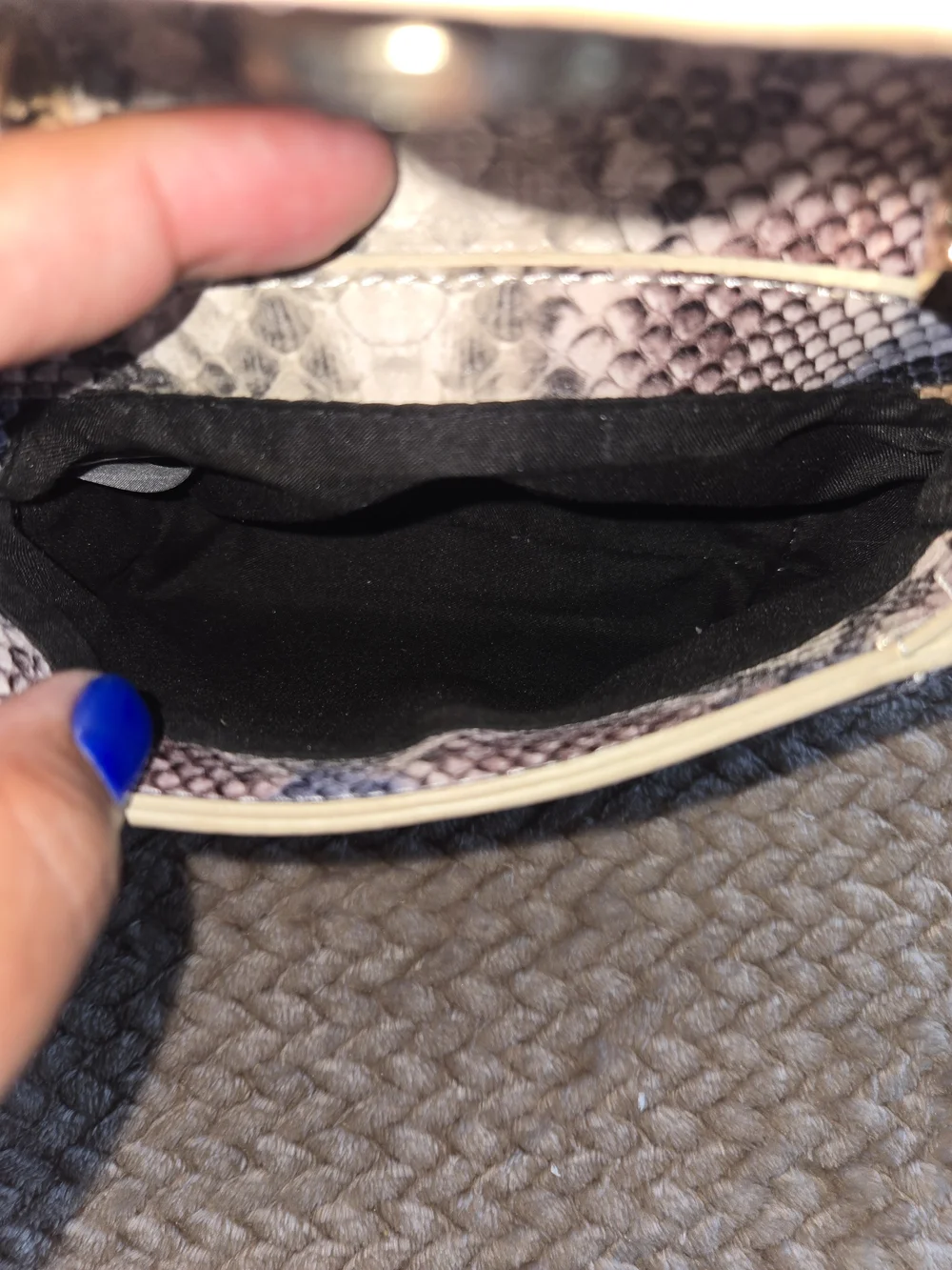 Trendy Y2K Snake Print Mini Top Handle Handbag